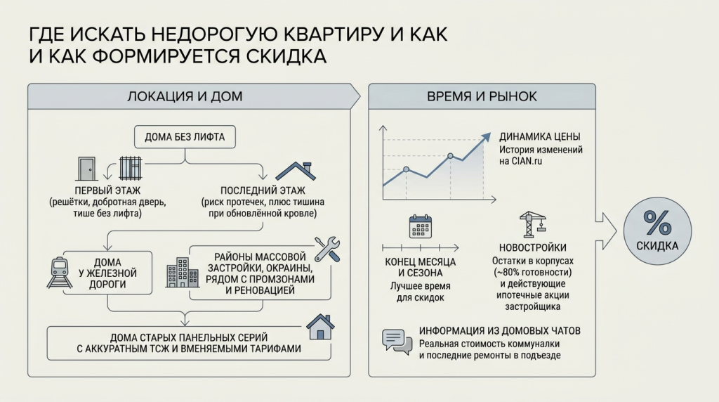 Где искать недорогую квартиру