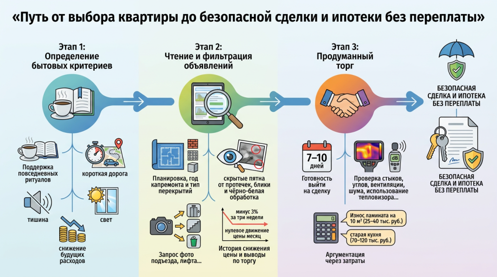 Путь от выбора до сделки